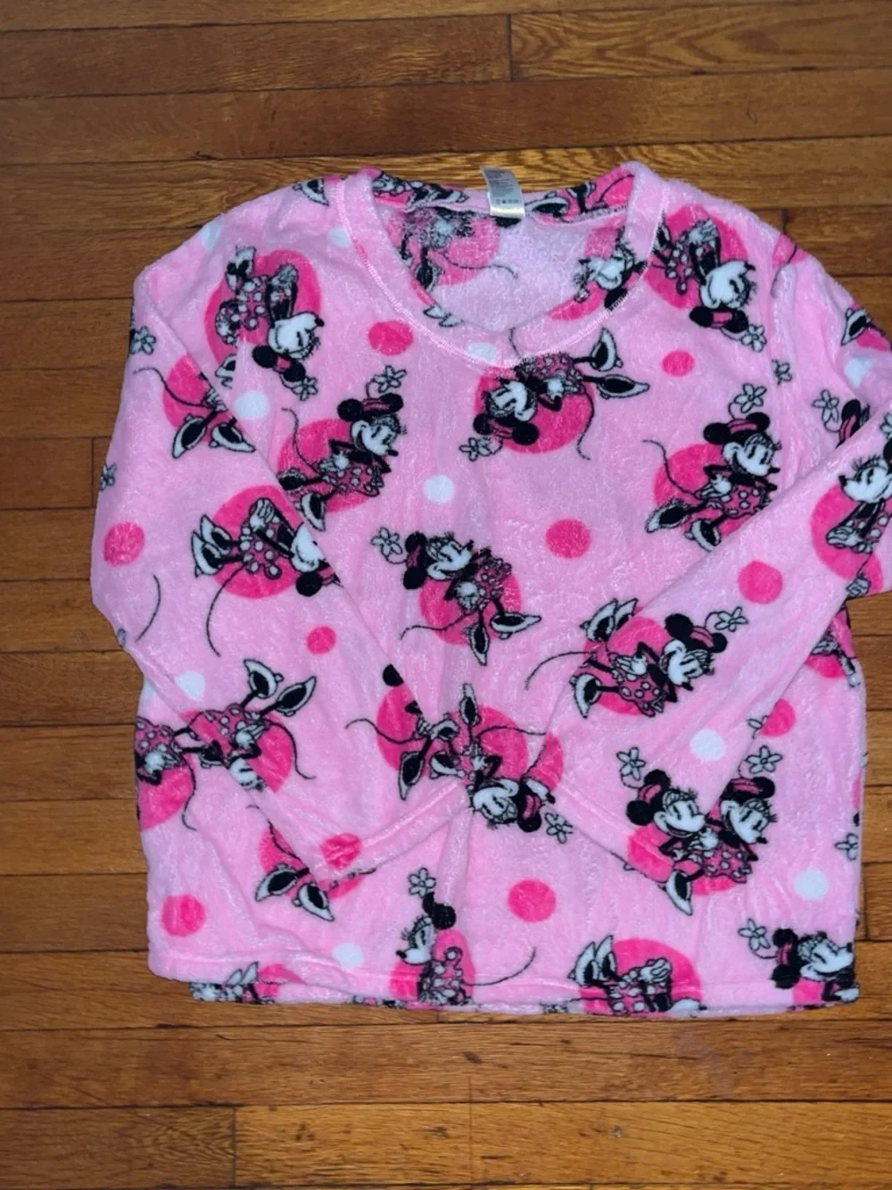 Minnie Mouse Pink Fleece Pajama Set